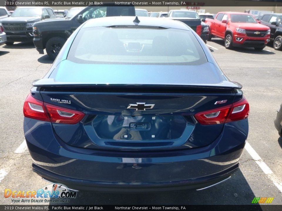 2019 Chevrolet Malibu RS Pacific Blue Metallic / Jet Black Photo #5