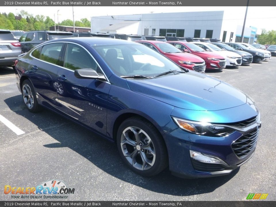 2019 Chevrolet Malibu RS Pacific Blue Metallic / Jet Black Photo #8