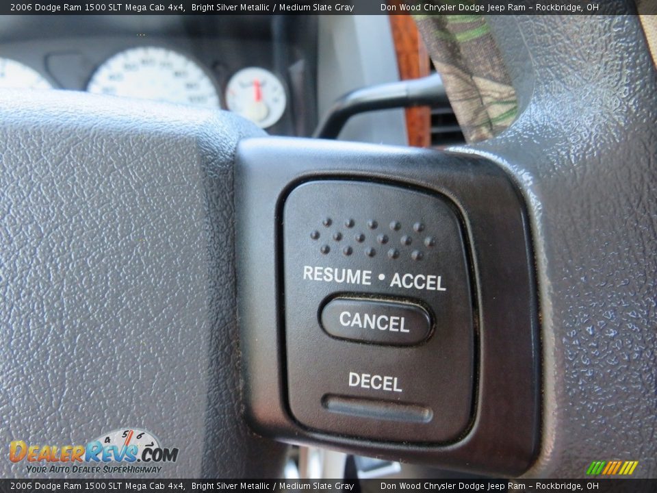 2006 Dodge Ram 1500 SLT Mega Cab 4x4 Bright Silver Metallic / Medium Slate Gray Photo #22