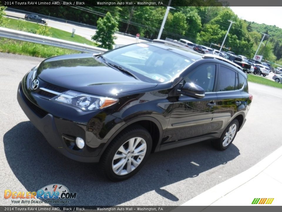2014 Toyota RAV4 Limited AWD Black / Black Photo #6