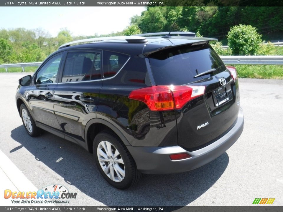 2014 Toyota RAV4 Limited AWD Black / Black Photo #7