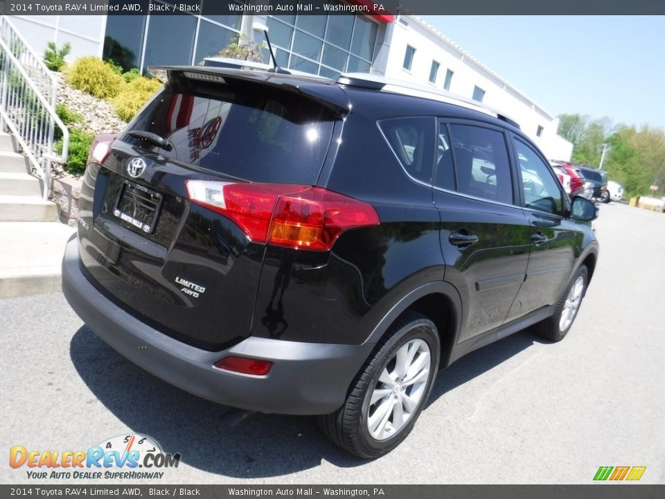 2014 Toyota RAV4 Limited AWD Black / Black Photo #9
