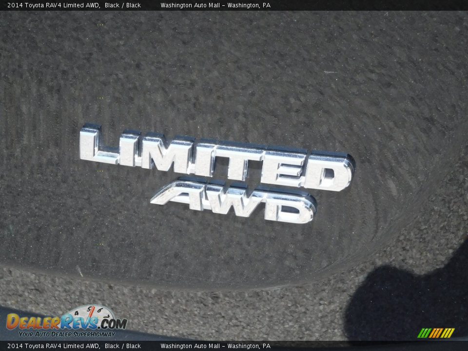 2014 Toyota RAV4 Limited AWD Black / Black Photo #10
