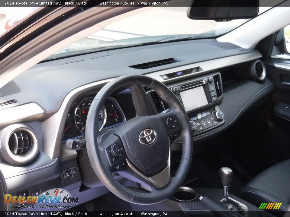 2014 Toyota RAV4 Limited AWD Black / Black Photo #12