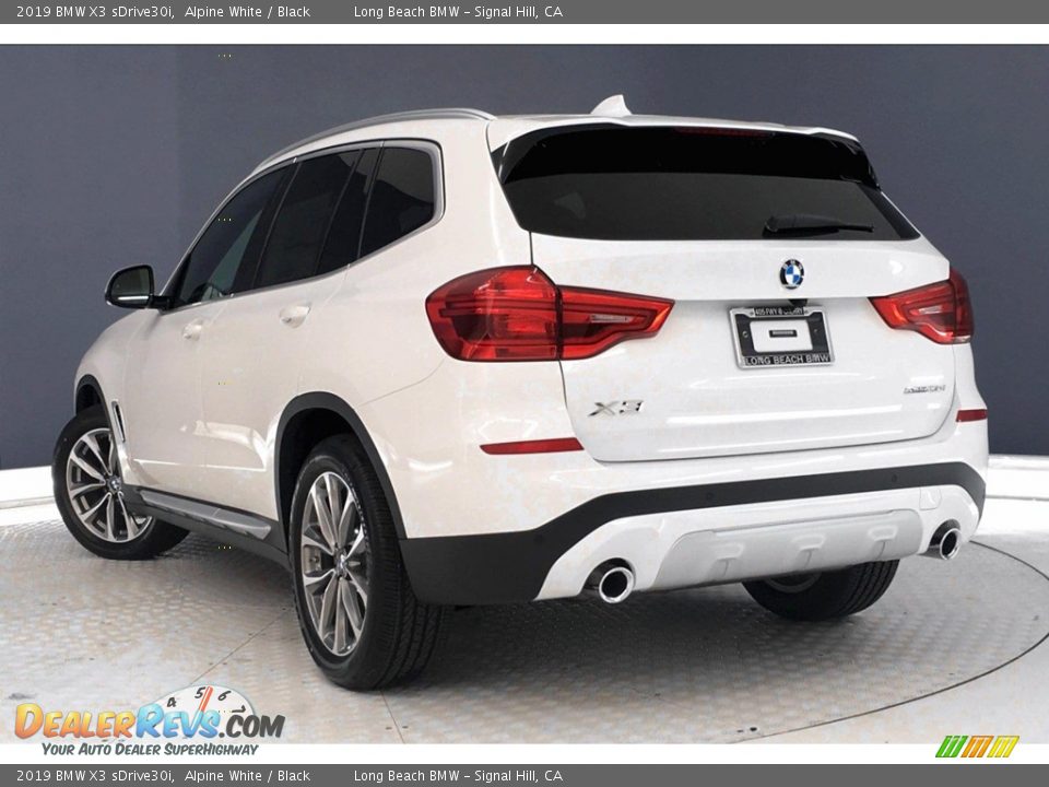2019 BMW X3 sDrive30i Alpine White / Black Photo #3