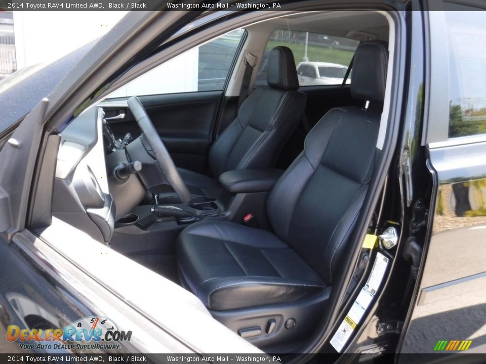 2014 Toyota RAV4 Limited AWD Black / Black Photo #15