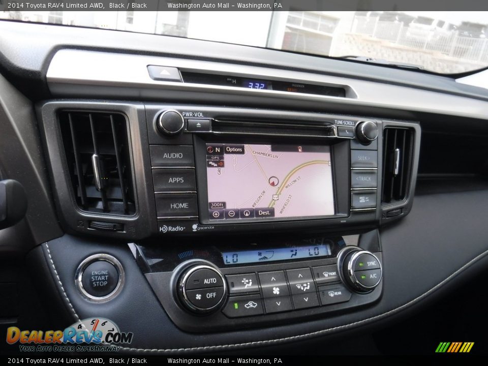 2014 Toyota RAV4 Limited AWD Black / Black Photo #17