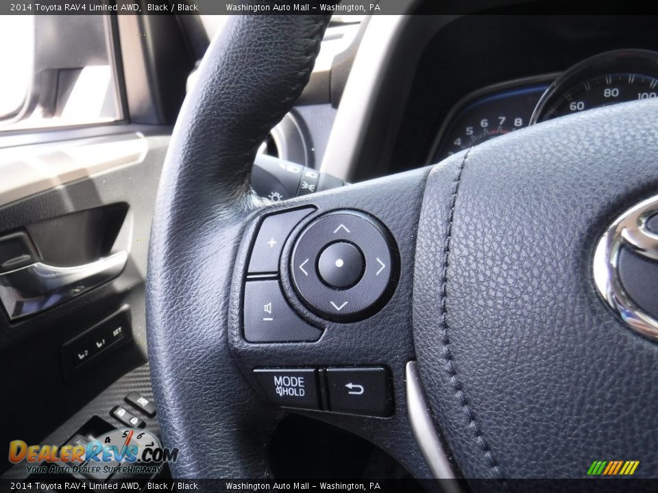 2014 Toyota RAV4 Limited AWD Black / Black Photo #23