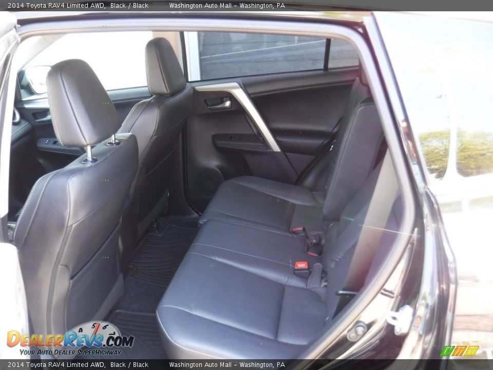 2014 Toyota RAV4 Limited AWD Black / Black Photo #25