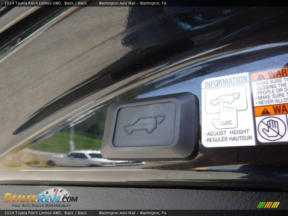 2014 Toyota RAV4 Limited AWD Black / Black Photo #28