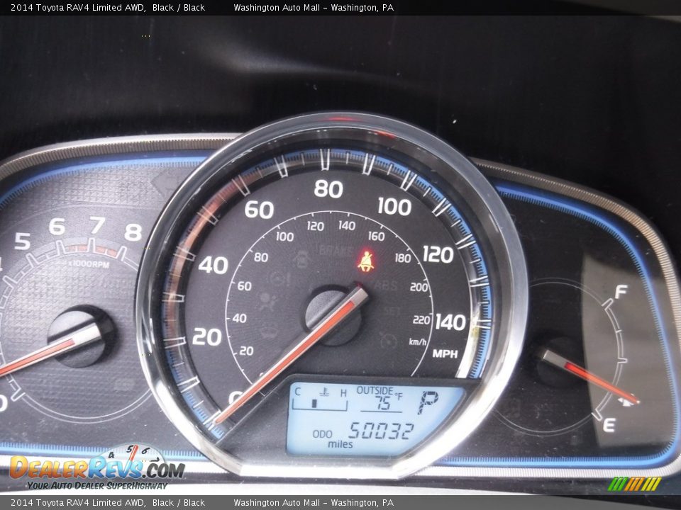 2014 Toyota RAV4 Limited AWD Black / Black Photo #30