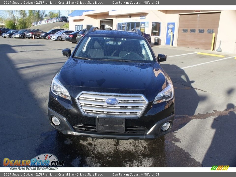 2017 Subaru Outback 2.5i Premium Crystal Black Silica / Slate Black Photo #2
