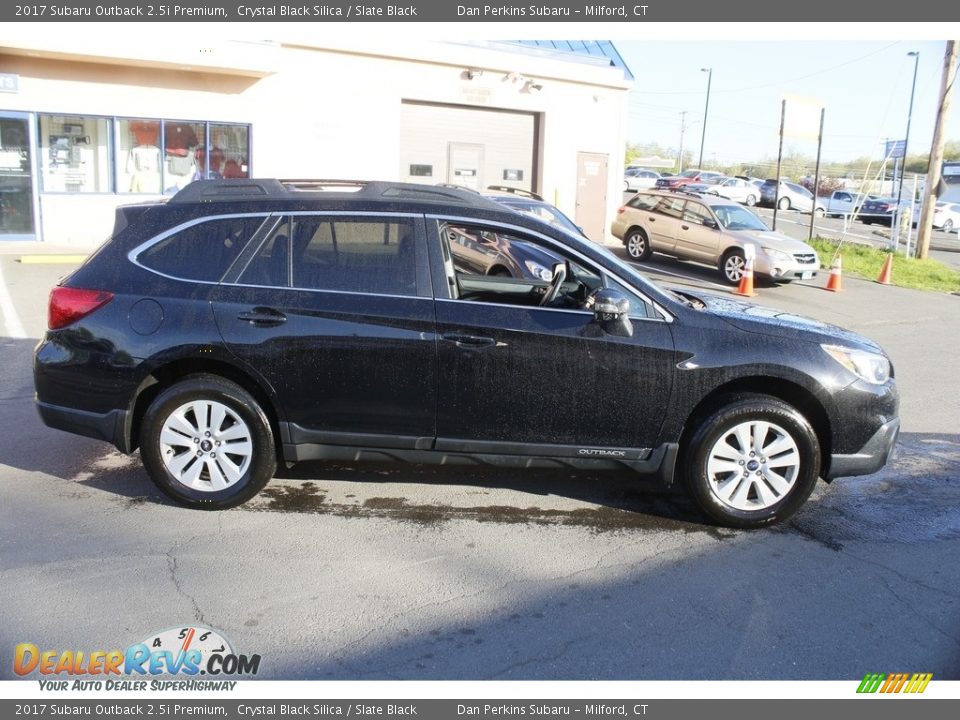 2017 Subaru Outback 2.5i Premium Crystal Black Silica / Slate Black Photo #4