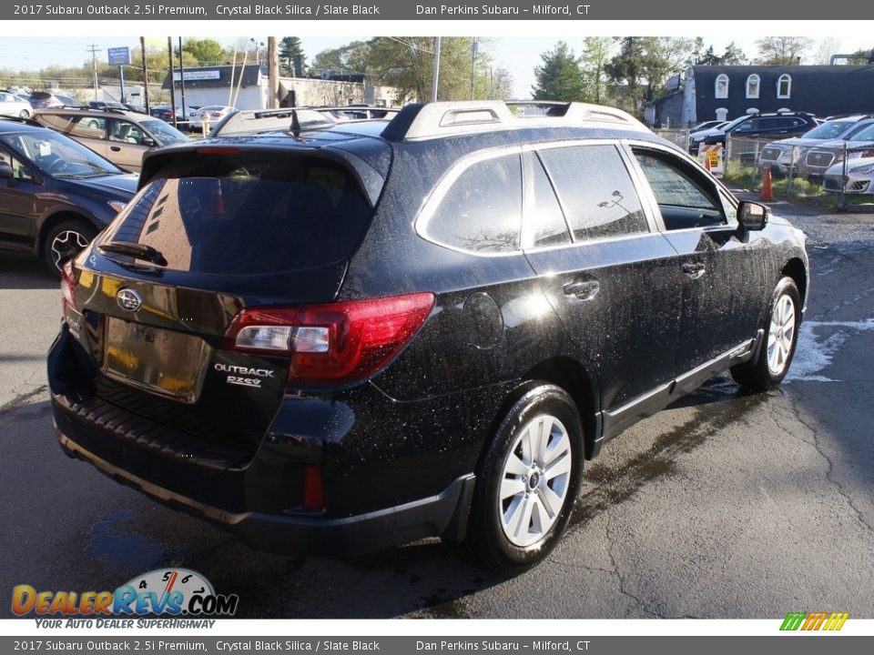2017 Subaru Outback 2.5i Premium Crystal Black Silica / Slate Black Photo #5