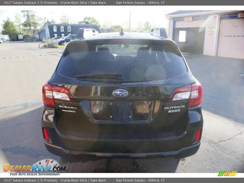 2017 Subaru Outback 2.5i Premium Crystal Black Silica / Slate Black Photo #6