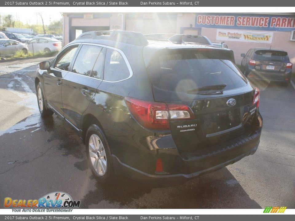 2017 Subaru Outback 2.5i Premium Crystal Black Silica / Slate Black Photo #7