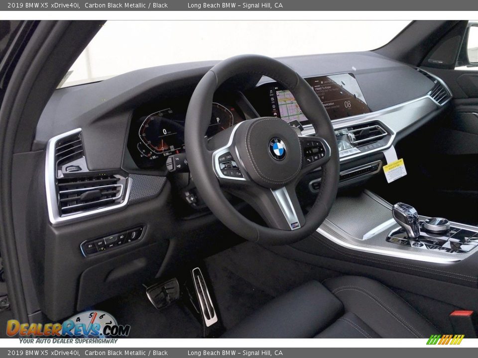 2019 BMW X5 xDrive40i Carbon Black Metallic / Black Photo #6