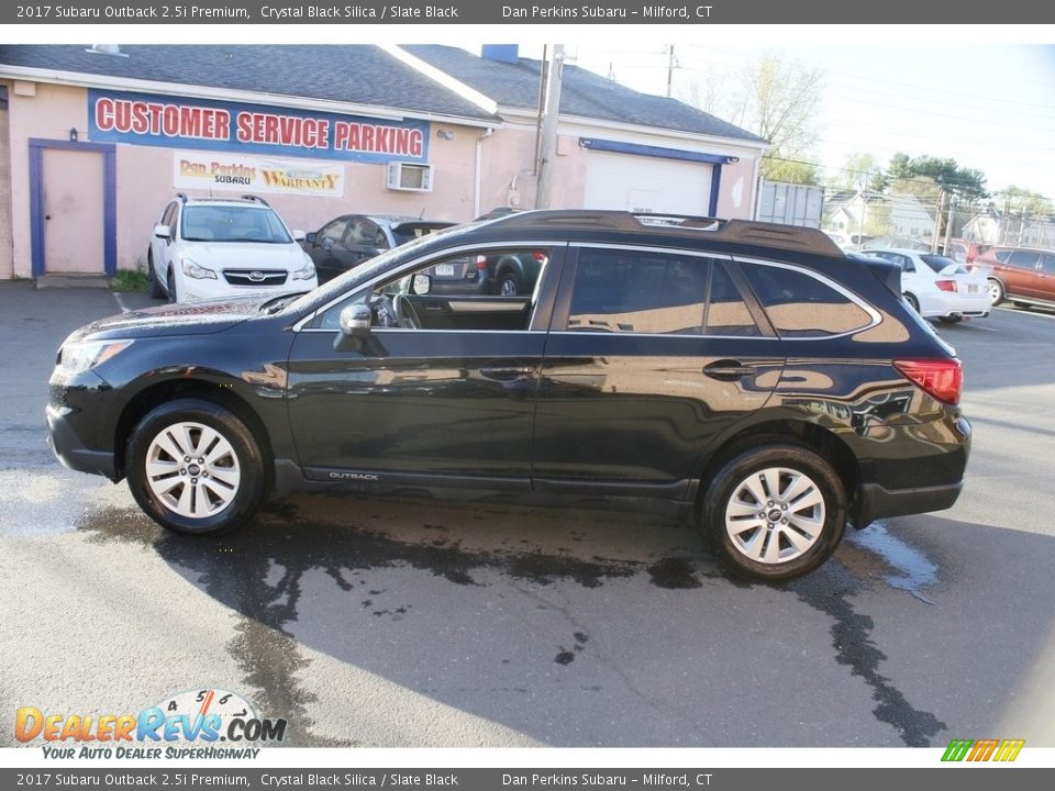 2017 Subaru Outback 2.5i Premium Crystal Black Silica / Slate Black Photo #8