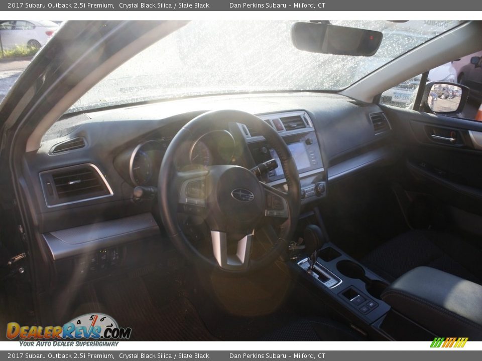 2017 Subaru Outback 2.5i Premium Crystal Black Silica / Slate Black Photo #10