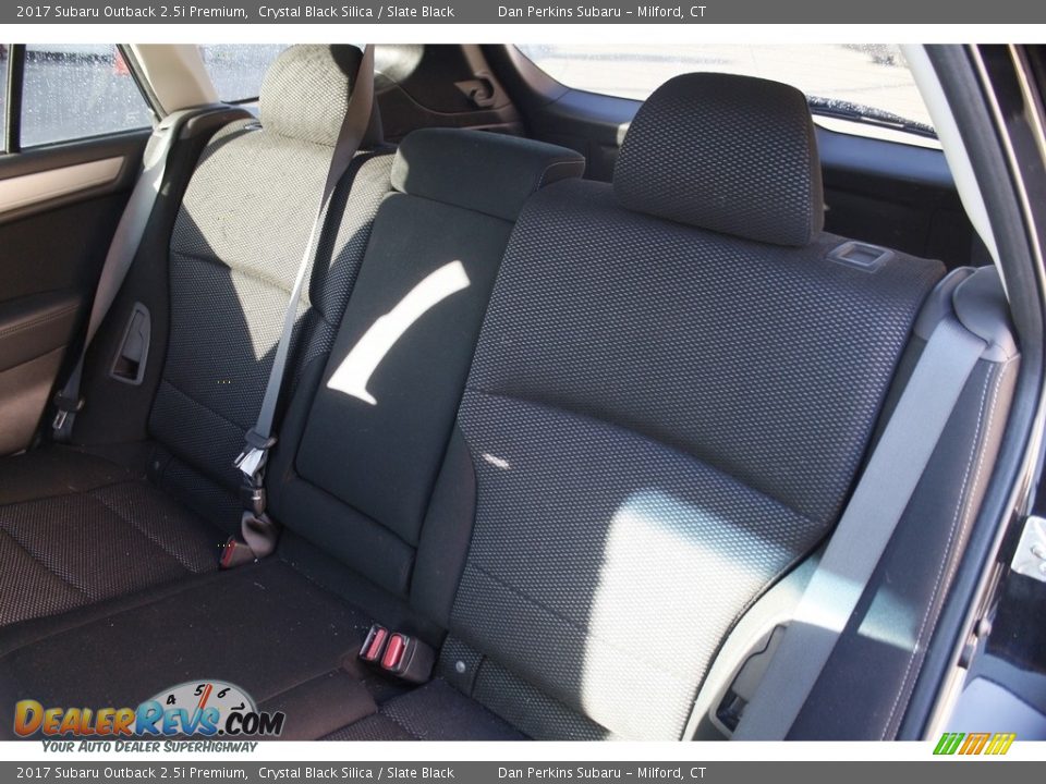 2017 Subaru Outback 2.5i Premium Crystal Black Silica / Slate Black Photo #12