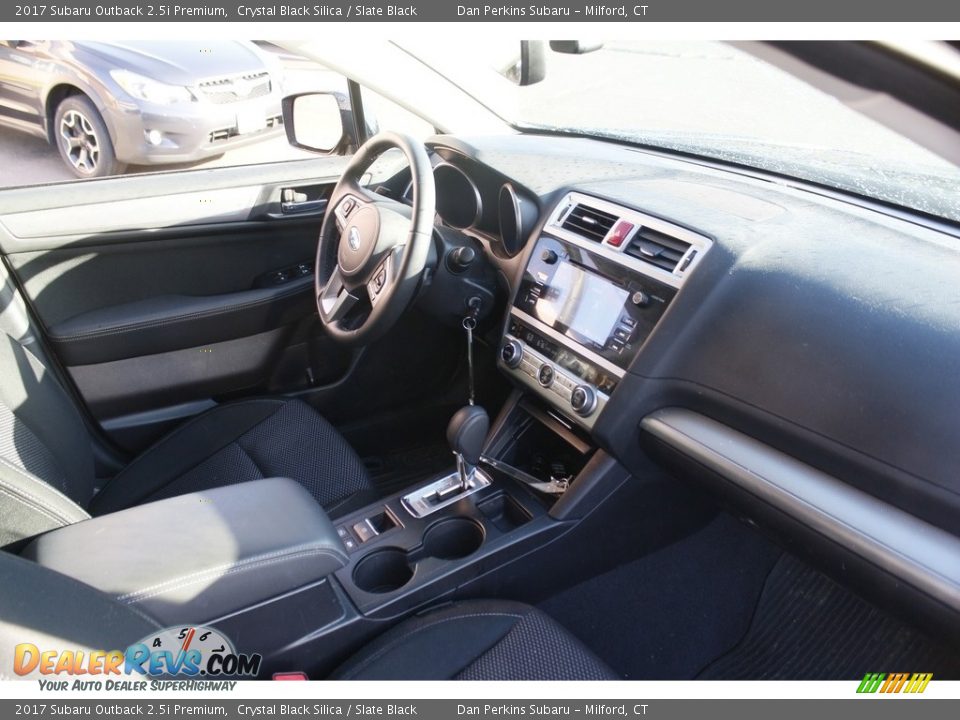 2017 Subaru Outback 2.5i Premium Crystal Black Silica / Slate Black Photo #15