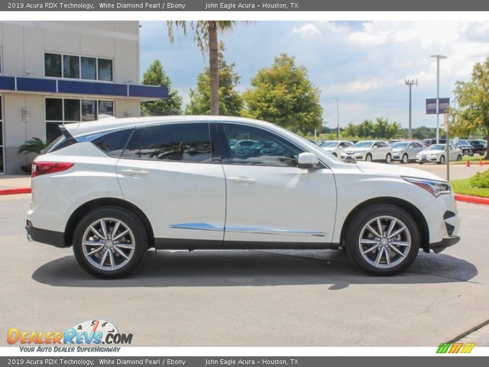 2019 Acura RDX Technology White Diamond Pearl / Ebony Photo #8
