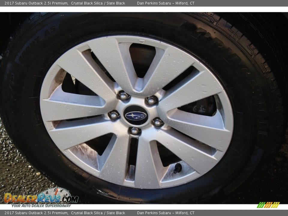 2017 Subaru Outback 2.5i Premium Crystal Black Silica / Slate Black Photo #21