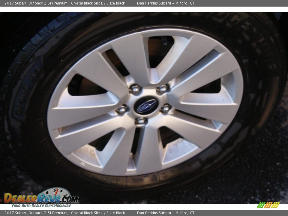 2017 Subaru Outback 2.5i Premium Crystal Black Silica / Slate Black Photo #22