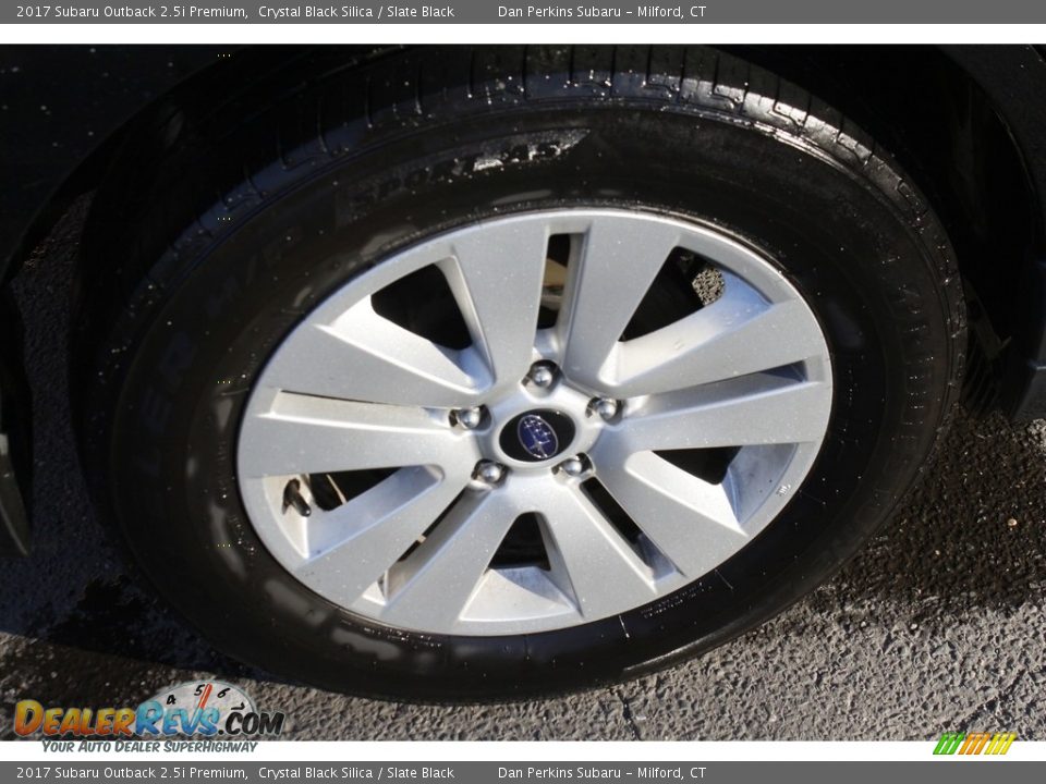 2017 Subaru Outback 2.5i Premium Crystal Black Silica / Slate Black Photo #23