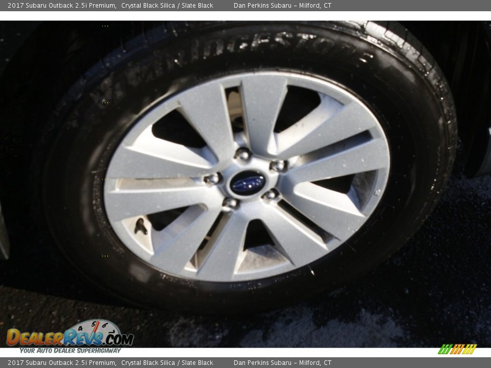 2017 Subaru Outback 2.5i Premium Crystal Black Silica / Slate Black Photo #24