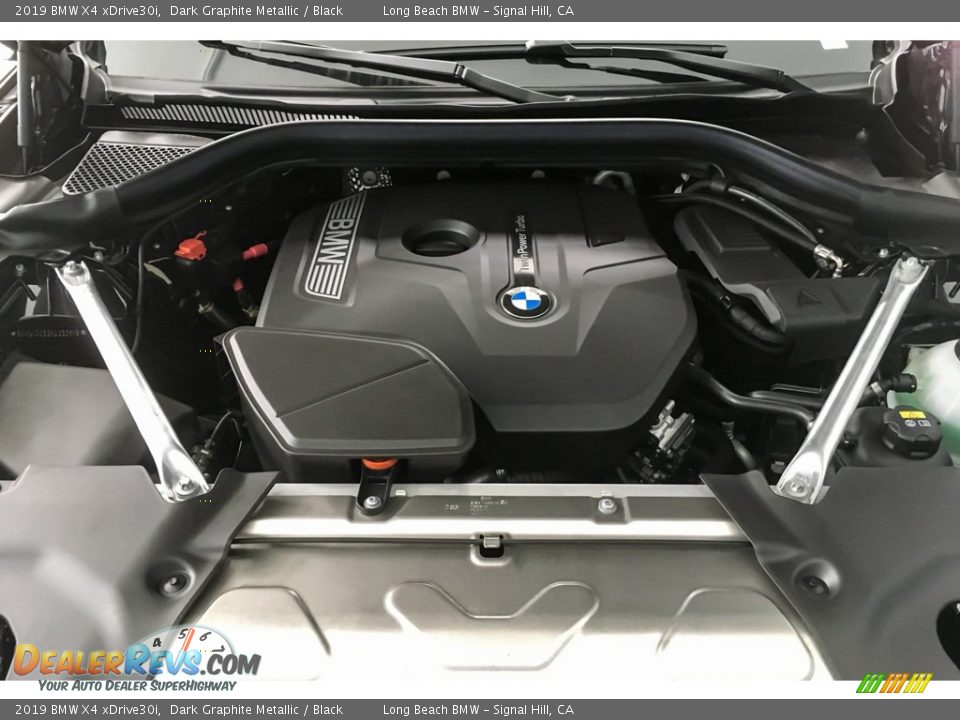 2019 BMW X4 xDrive30i Dark Graphite Metallic / Black Photo #8