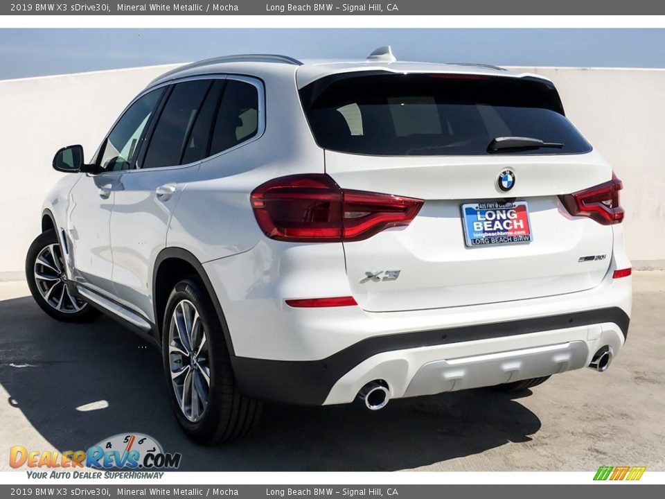 2019 BMW X3 sDrive30i Mineral White Metallic / Mocha Photo #2