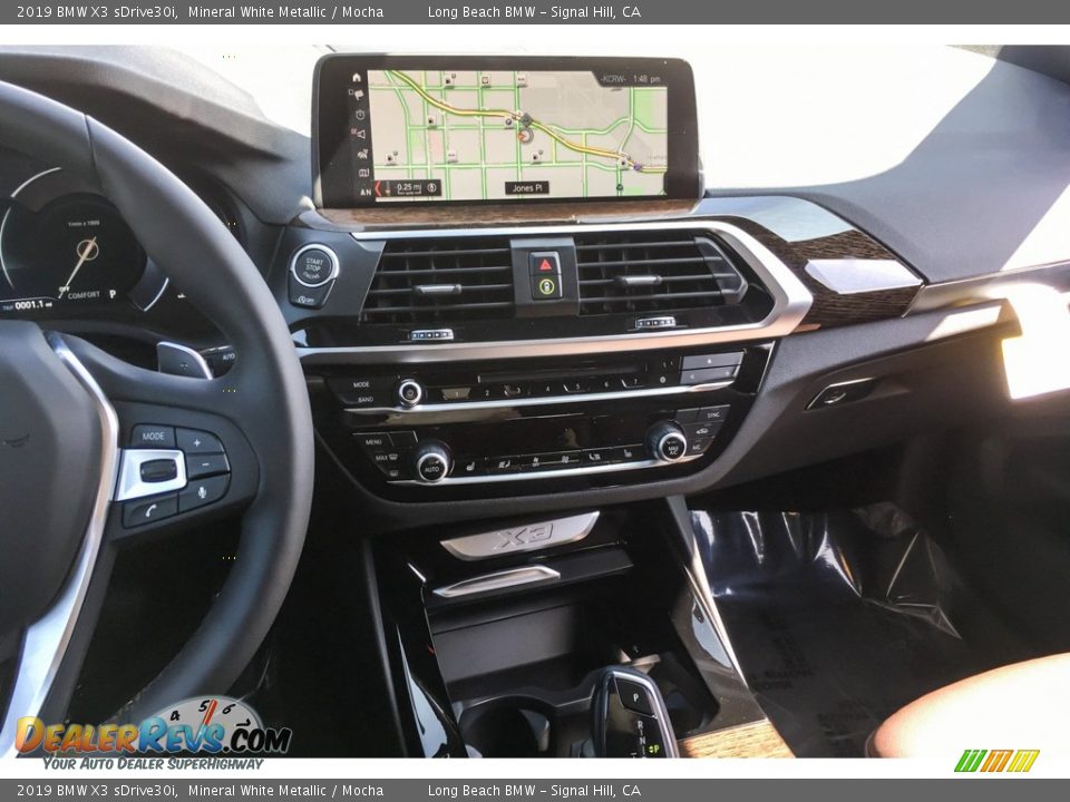 2019 BMW X3 sDrive30i Mineral White Metallic / Mocha Photo #6