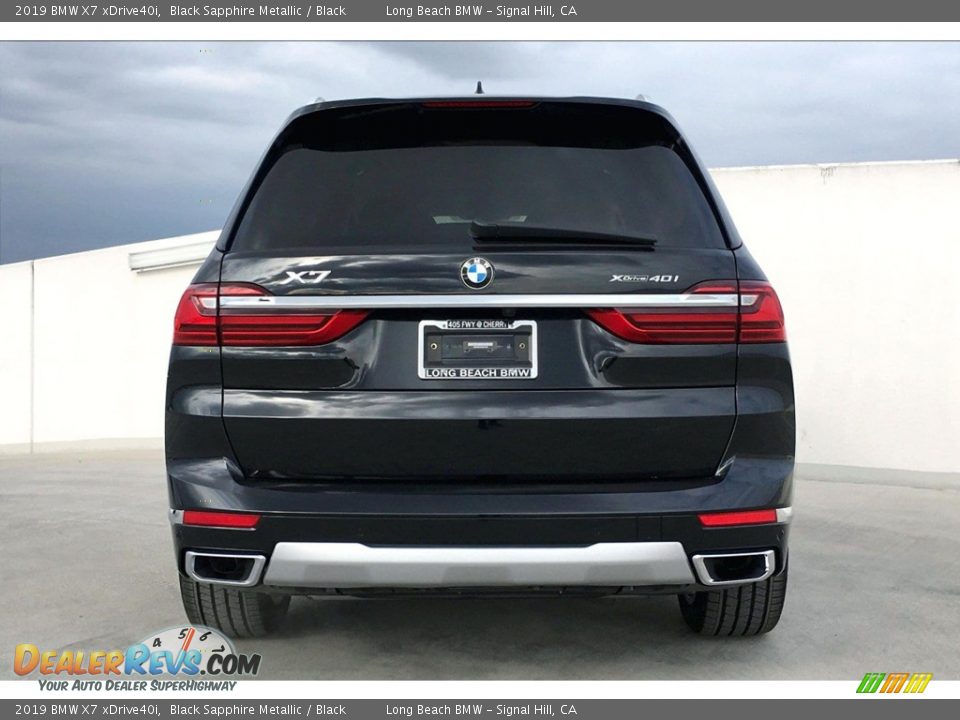 2019 BMW X7 xDrive40i Black Sapphire Metallic / Black Photo #4