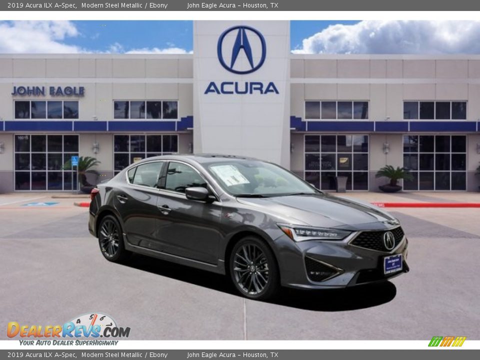2019 Acura ILX A-Spec Modern Steel Metallic / Ebony Photo #1