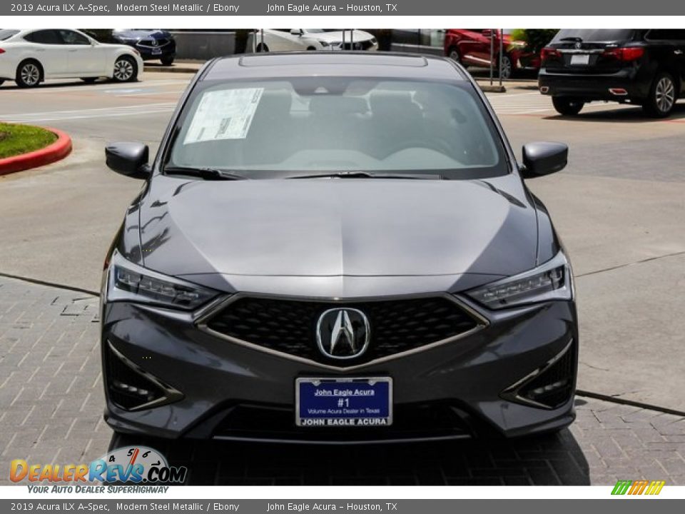 2019 Acura ILX A-Spec Modern Steel Metallic / Ebony Photo #2