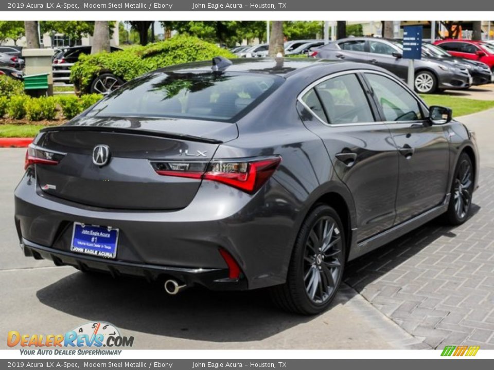 2019 Acura ILX A-Spec Modern Steel Metallic / Ebony Photo #7
