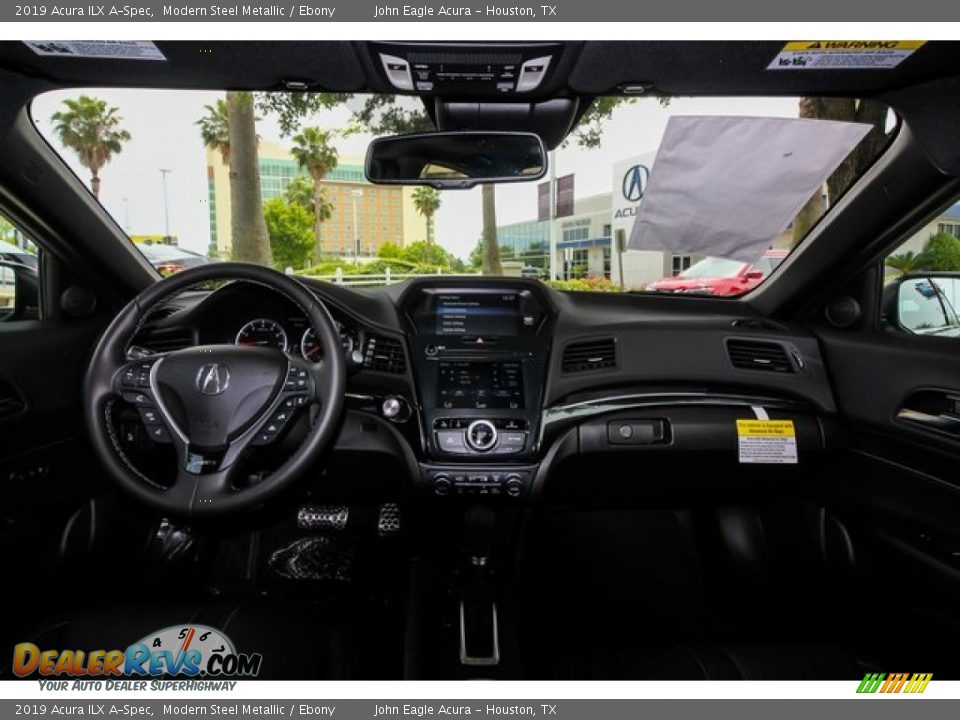 2019 Acura ILX A-Spec Modern Steel Metallic / Ebony Photo #9
