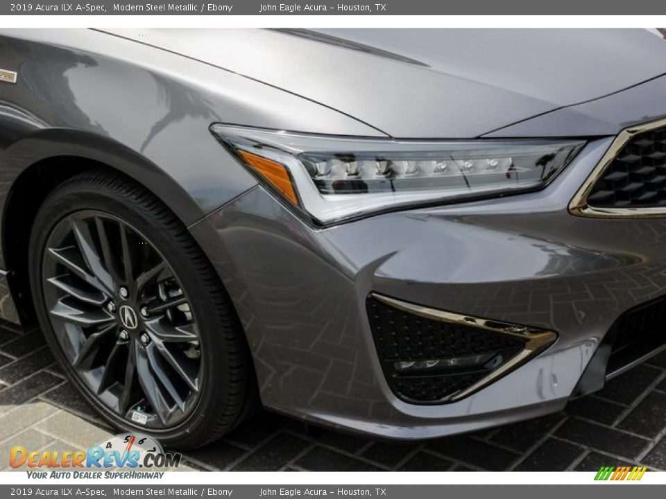 2019 Acura ILX A-Spec Modern Steel Metallic / Ebony Photo #10