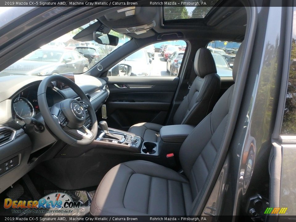 Front Seat of 2019 Mazda CX-5 Signature AWD Photo #7