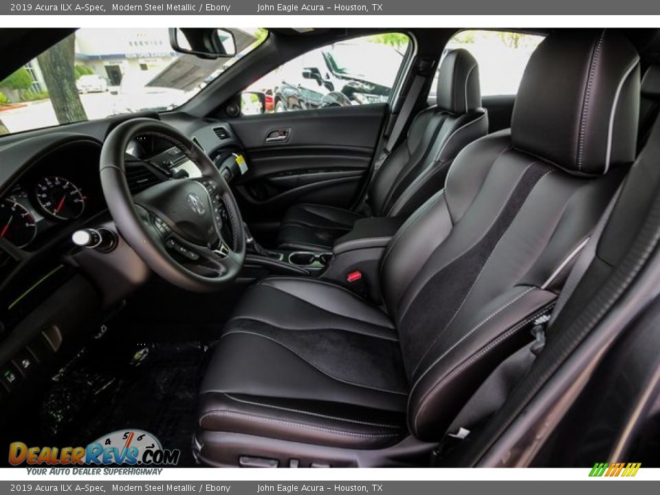 2019 Acura ILX A-Spec Modern Steel Metallic / Ebony Photo #16
