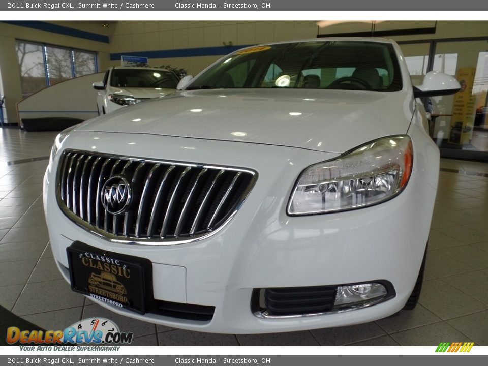 2011 Buick Regal CXL Summit White / Cashmere Photo #7