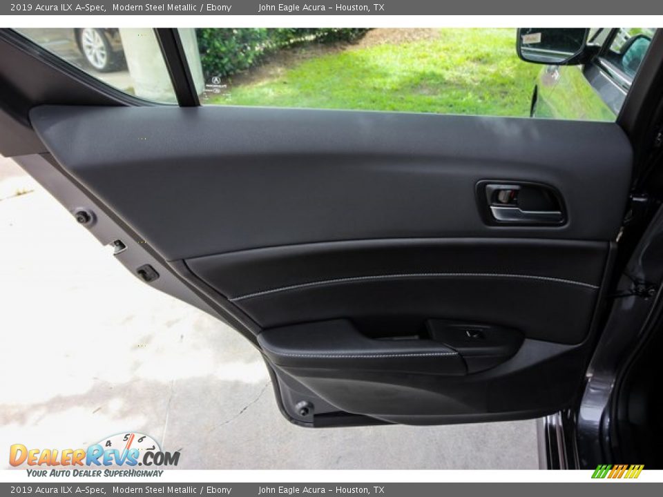 2019 Acura ILX A-Spec Modern Steel Metallic / Ebony Photo #17