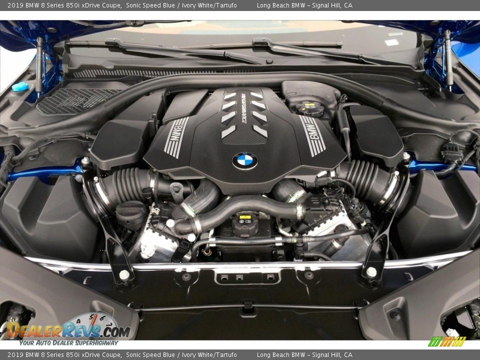 2019 BMW 8 Series 850i xDrive Coupe 4.4 Liter M TwinPower Turbocharged DOHC 32-Valve VVT V8 Engine Photo #9