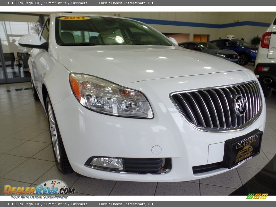 2011 Buick Regal CXL Summit White / Cashmere Photo #12