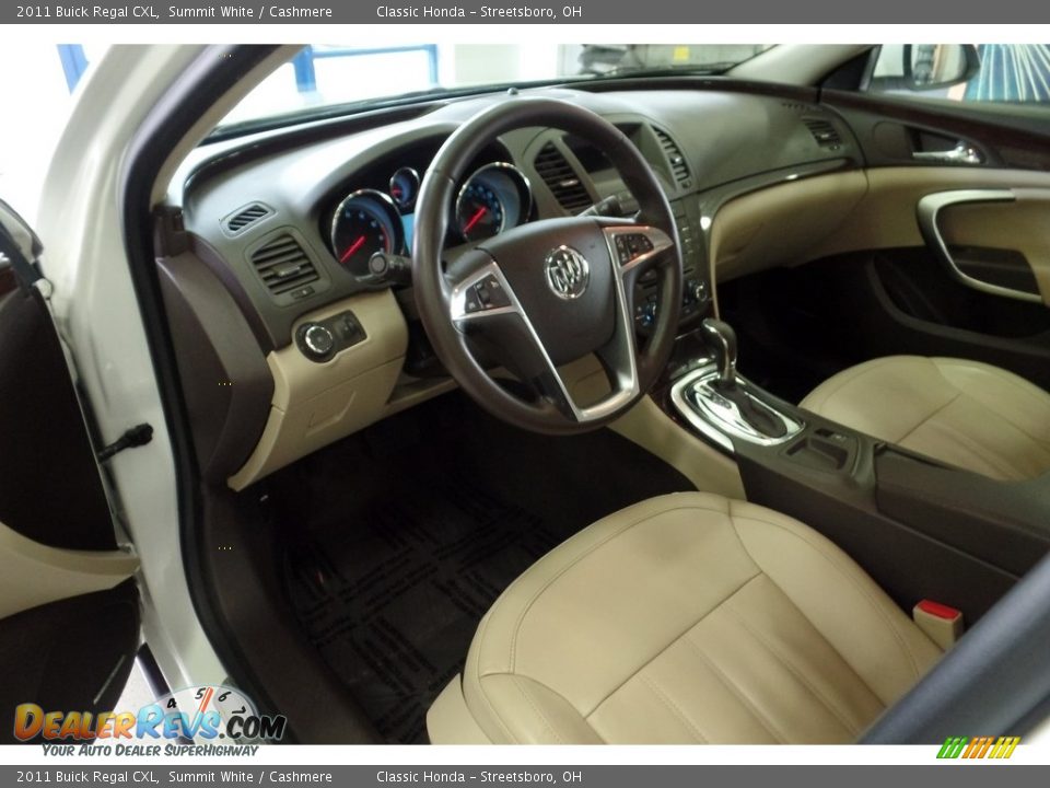 2011 Buick Regal CXL Summit White / Cashmere Photo #15