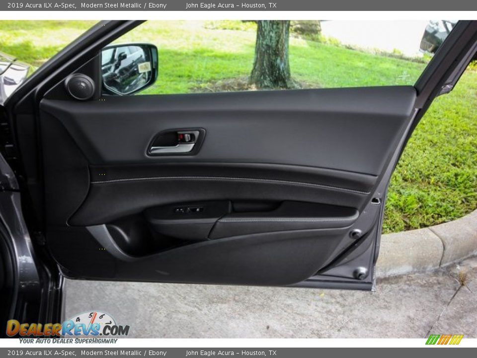 2019 Acura ILX A-Spec Modern Steel Metallic / Ebony Photo #22