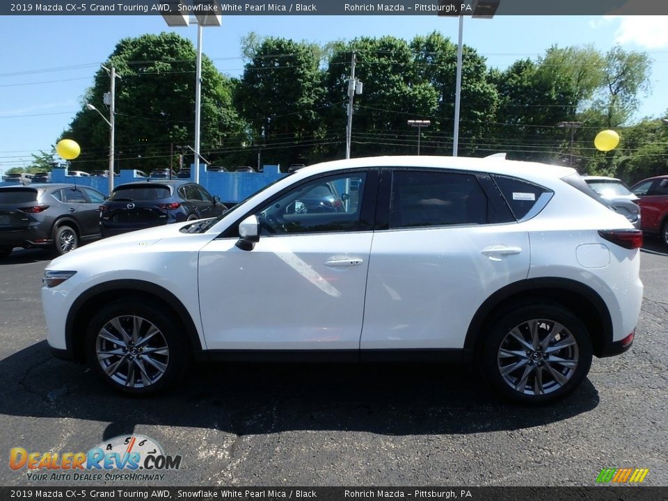 2019 Mazda CX-5 Grand Touring AWD Snowflake White Pearl Mica / Black Photo #3