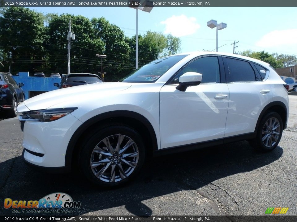 2019 Mazda CX-5 Grand Touring AWD Snowflake White Pearl Mica / Black Photo #4