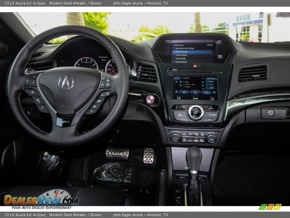 2019 Acura ILX A-Spec Modern Steel Metallic / Ebony Photo #25